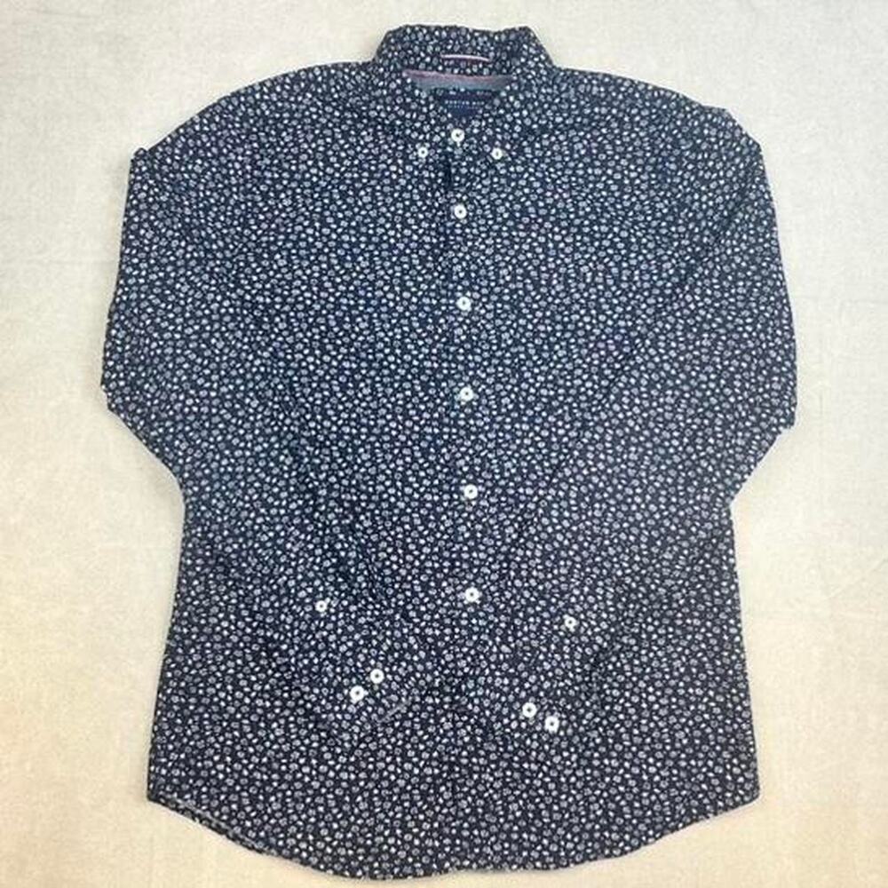 Cactus Man men’s Slim Fit Floral Button-Up Shirt size M sku A-11-LRS